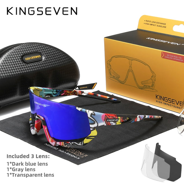 KINGSEVEN Polarized Cycling Sunglasses, UV400