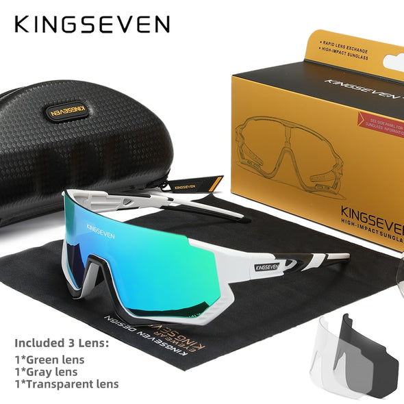 KINGSEVEN Polarized Cycling Sunglasses, UV400