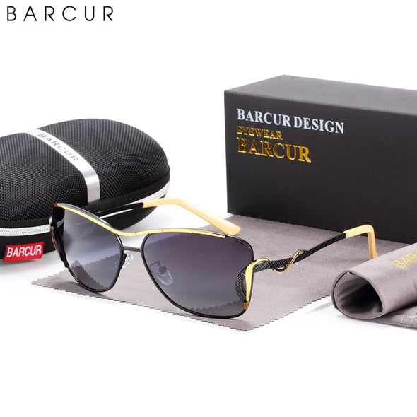 BARCUR Women's Oversized Polarized Sunglasses, UV400 Protection - Amanda's Sunglasses and More