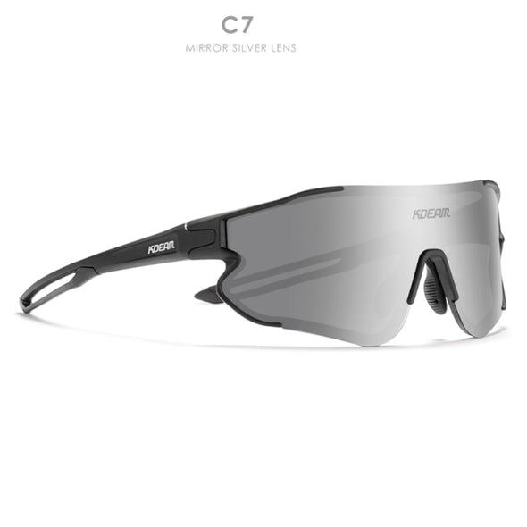 KDEAM Durable TR90 Sports Sunglasses Polarized Scratch-resistant